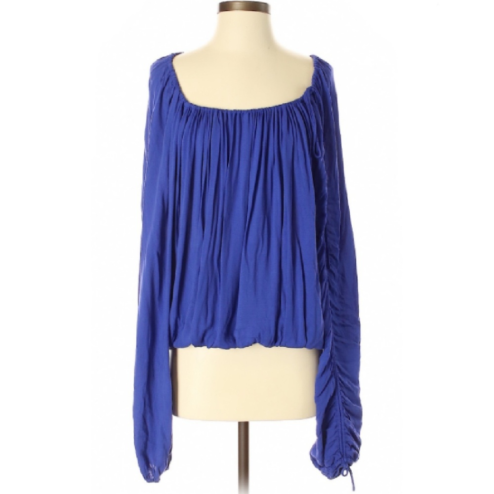Free People Blue Top